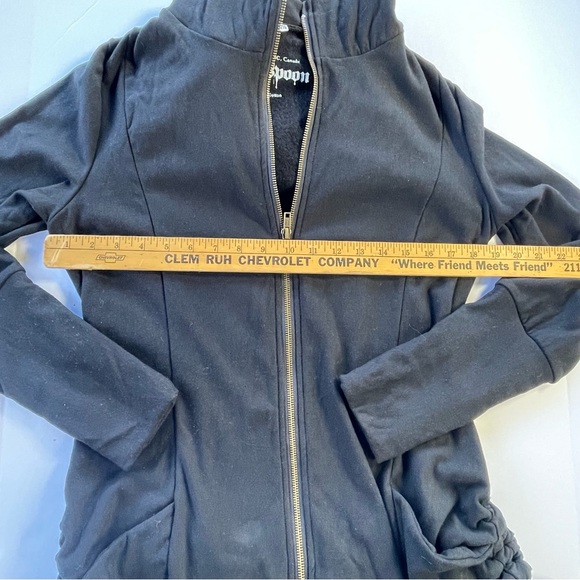 Inkspoon Bamboo Black Bustle Hoodie, Long Sleeves, adjustable drawstrings, XXL - Picture 3 of 8